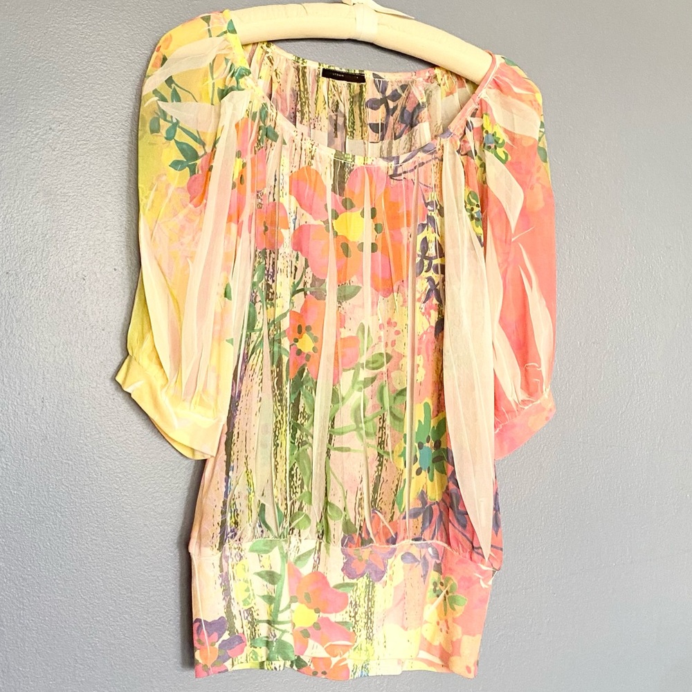 Floral Sheer Tunic